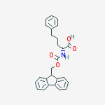 Structure of FMOC-D-2-AMINO-5-PHENYL-PENTANOIC ACID