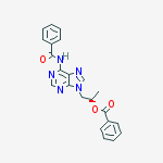 [(2s)-1-(6-benzamidopurin-9-yl)propan-2-yl] Benzoate结构式