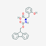 Fmoc-2-hydroxy-D-phenylalanine结构式