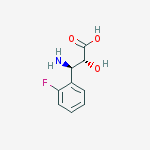 Structure of (2R,3R)-3-Amino-3-(2-fluorophenyl)-2-hydroxypropanoic acid