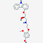 Structure of (R)-(+)-4'-Hydroxyphenyl Carvedilol