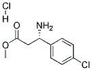 Structure of (S)-Methyl 3-aMino-3-(4-chlorophenyl)propanoate HCl