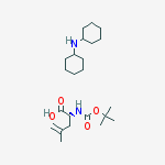 Structure of Boc-(R)-2-Methallylglycine DCHA