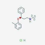 Structure of Atomoxetine-d3 HCl