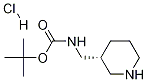 Structure of R-3-N-BOC-AMINOMETHYL PIPERIDINE-HCl