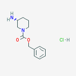 Structure of (R)-1-CBZ-3-AMINOPIPERIDINE-HCL