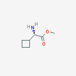Structure of (S)-Methyl 2-amino-2-cyclobutylacetate