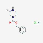 Structure of (S)-4-N-CBZ-2-METHYLPIPERAZINE-HCL