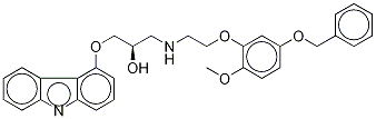 Structure of (S)-(-)-5'-BENZYLOXYPHENYL-CARVEDILOL