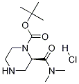 (R) 1-Boc-2-(diMethylcarbaMoyl)piperazine-HCl结构式