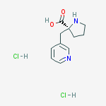 Structure of (S)-Alpha-(3-Pyridinylmethyl)-Pro2HCl
