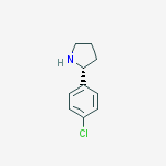 Structure of (R)-2-(4-CHLOROPHENYL)PYRROLIDINE
