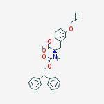 FMOC-D-M-TYROSINE(OALLYL)结构式