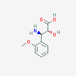 Structure of (2R,3R)-3-Amino-2-hydroxy-3-(2-methoxyphenyl)propanoic acid