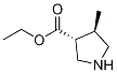 Structure of ethyl (3R,4R)-4-Methylpyrrolidine-3-carboxylate