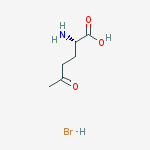 Structure of (S)-2-Amino-5-oxo-hexanoic Acid Hydrobromide