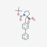 Structure of BOC-(S)-ALPHA-(4-BIPHENYLMETHYL)-PROLINE