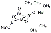 Structure of Sodium tetraborate pentahydrate