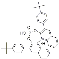 Structure of S-3,3'-Bis(4-(1,1-dimethylethyl)phenyl)-1,1'-binaphthyl-2,2'-diyl hydrogenphosphate