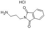Structure of 2-(3-AMINOPROPYL)-1H-ISOINDOLE-1,3(2H)-DIONE, HCL SALT
