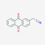2-(9,10-dioxo-9,10-dihydro-2-anthracenyl)acetonitrile结构式