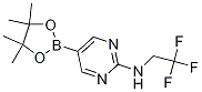 Structure of 2-(2,2,2-Trifluoroethylamino)pyrimidine-5-boronic acid, pinacol ester