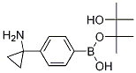 Structure of 4-(1-Aminocyclopropyl)phenylboronic acid, pinacol ester