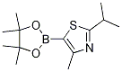 Structure of 2-Isopropyl-4-methyl-5-(4,4,5,5-tetramethyl-1,3,2-dioxaborolan-2-yl)thiazole