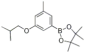 Structure of 3-Isobutoxy-5-methylphenylboronic acid, pinacol ester