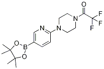 2,2,2-Trifluoro-1-(4-(5-(4,4,5,5-tetramethyl-1,3,2-dioxaborolan-2-yl)pyridin-2-yl)piperazin-1-yl)eth96%结构式