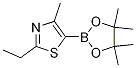 Structure of 2-Ethyl-4-methylthiazole-5-boronic acid pinacol ester