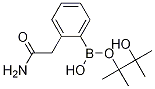 Structure of 2-(Aminocarbonylmethyl)phenylboronic acid, pinacol ester