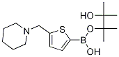 Structure of 5-(1-Piperidinylmethyl)thiophene-2-boronic acid pinacol ester