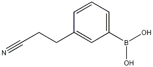 Structure of 3-(2-Cyanoethyl)phenylboronic acid