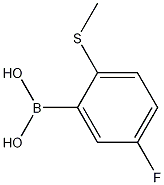 Structure of (5-fluoro-2-methylsulfanylphenyl)boronic acid