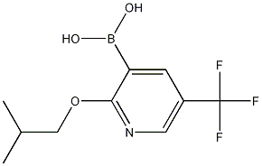 Structure of 2-Isobutoxy-5-(trifluoromethyl)pyridine-3-boronic acid