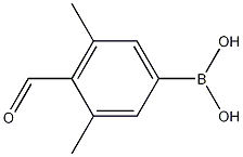 4-Formyl-3,5-dimethylphenylboronic acid结构式