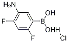 Structure of 5-Amino-2,4-difluorophenylboronic acid, HCl