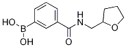 Structure of 3-((Tetrahydrofuran-2-yl)methylcarbamoyl)phenylboronic acid