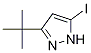 3-(tert-Butyl)-5-iodo-1H-pyrazole结构式