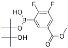 Structure of 2,3-Difluoro-5-(methoxycarbonyl)phenylboronic acid,pinacol ester