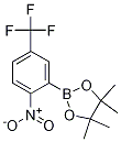 Structure of 2-Nitro-5-trifluoromethylphenylboronic acid, pinacol ester