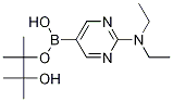2-Diethylaminopyrimidine-5-boronic acid, pinacol ester结构式