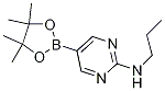Structure of N-Propyl-5-(4,4,5,5-tetramethyl-1,3,2-dioxaborolan-2-yl)pyrimidin-2-amine