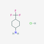 Structure of trans-4-Trifluoromethyl-cyclohexylamine hydrochloride
