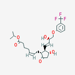 Structure of 9-keto Fluprostenol isopropyl ester
