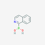 Structure of Isoquinolin-1-ylboronic acid