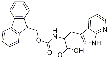 Structure of 2-((((9H-fluoren-9-yl)Methoxy)carbonyl)aMino)-3-(1H-pyrrolo[2,3-b]pyridin-3-yl)propanoic acid