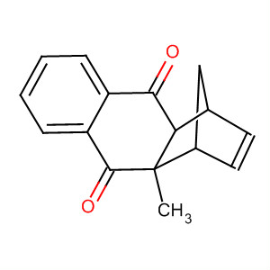 Structure of 1,4-Methanoanthracene-9,10-dione, 1,4,4a,9a-tetrahydro-4a-methyl-
