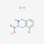 Structure of 5-Bromo-1,2,3,4-Tetrahydroisoquinoline-3-Carboxylic Acid Methyl Ester Hcl